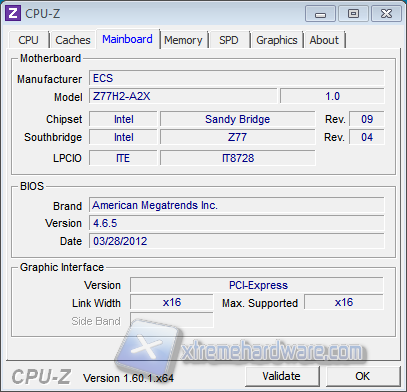 cpu-z mainboard